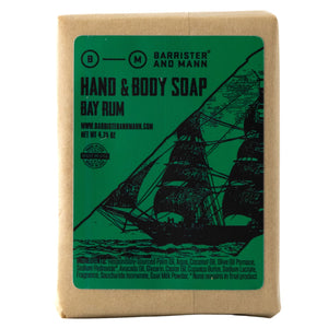 Barrister and Mann Bay Rum Hand and Body Soap (Vegan)