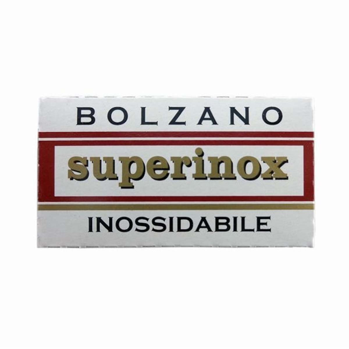 Bolzano Superinox "Inossiabile" Double Edge Razor 5 Pack