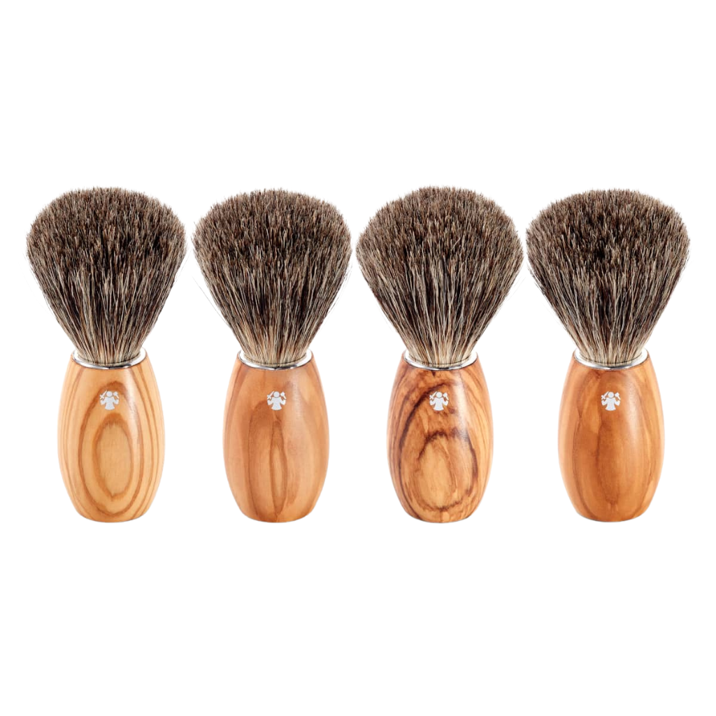 Dovo Olive Wood Synthetic Shaving Brush