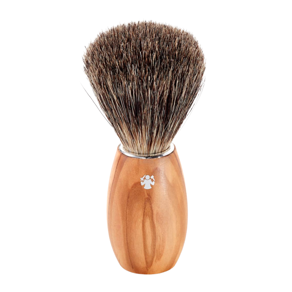 Dovo Olive Wood Synthetic Shaving Brush