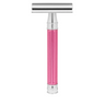 Edwin Jagger 3one6 stainless steel pink double edge safety razor