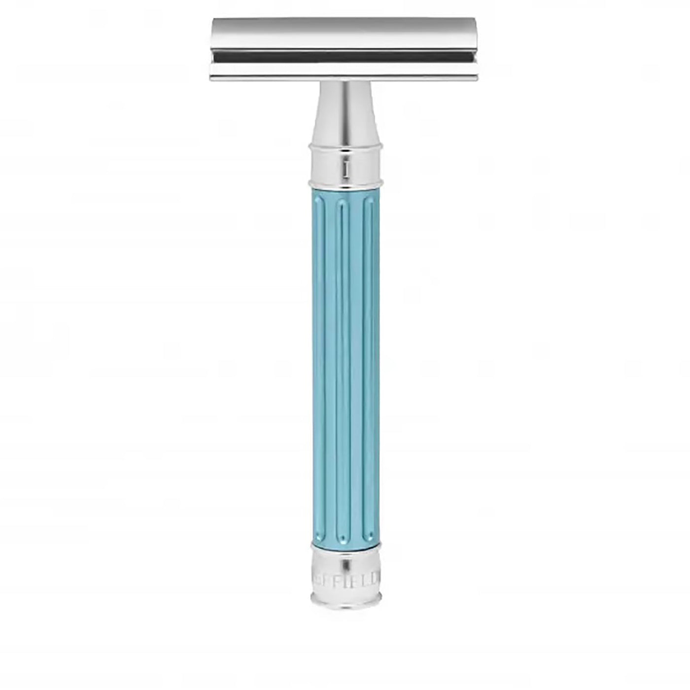 Edwin Jagger 3ONE6 Stainless Steel Light Blue Double Edge Safety Razor