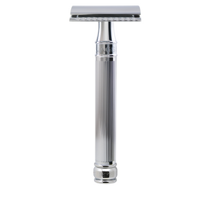 Edwin Jagger DE89 Long Handle Chrome Lined Double Edge Safety Razor