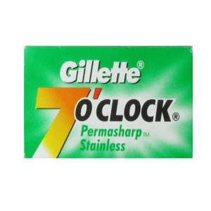 Gillette 7 O'Clock Permasharp Double Edge Safety Razor Blade 10 Pack