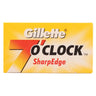 Gillette 7 O'Clock SharpEdge Safety Razor Blades (5 Pack)