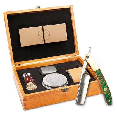 Naked Armor Lamorak 7 Piece Straight Razor Kit