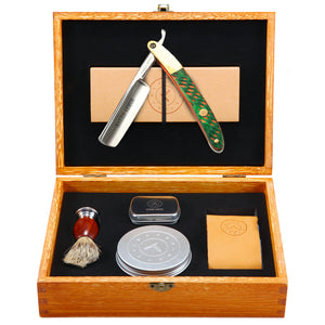 Naked Armor Lamorak 7 Piece Straight Razor Kit