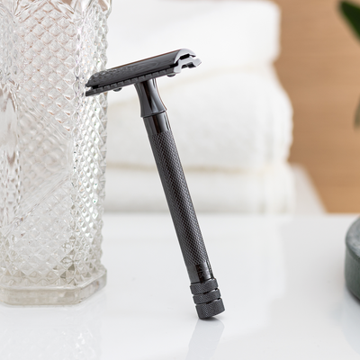 Merkur 23c black safety razor extra long handle best deal