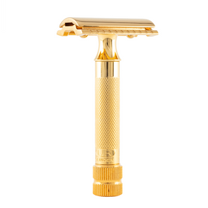 merkur heavy duty 34g gold  double edge safety razor