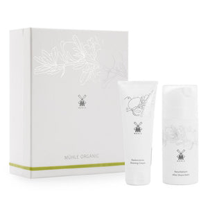 Muhle Organic Gift Set With Shaving Cream & Shave Balm