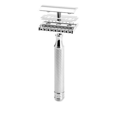 Muhle Traditional Chrome Safety Razor Open Comb