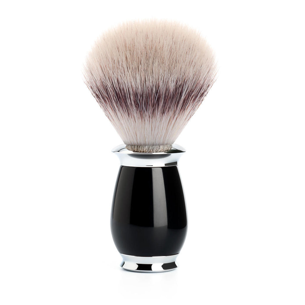 Muhle Purist Black Silvertip Fiber Shaving Brush