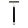 Edwin Jagger 3ONE6 Stainless Steel Double Edge Safety Razor, Black