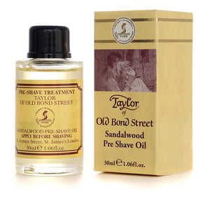 Taylor of Old Bond Street Sandalwood Pre-Shave Oil 1 oz.