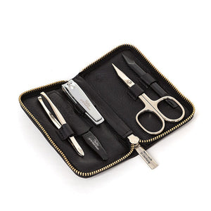 Taylor of Old Bond Street Black Small Manicure Set