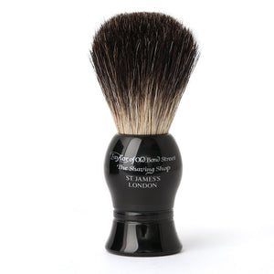 Taylor of Old Bond Street Black Starter Pure Badger Shaving Brush