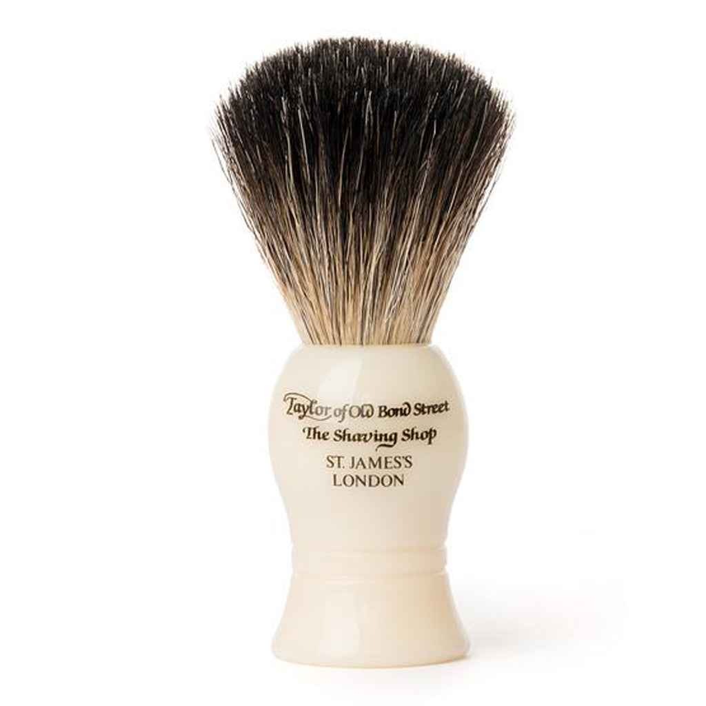 Taylor of Old Bond Street Imitation Ivory Starter Pure Badger Shaving Brush