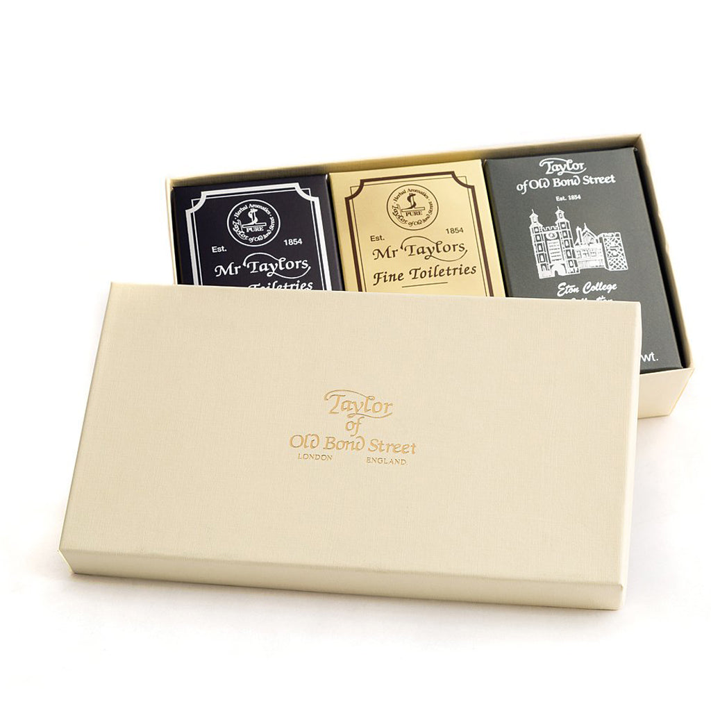 Taylor of Old Bond Street Mixed Bath Soap Gift Box