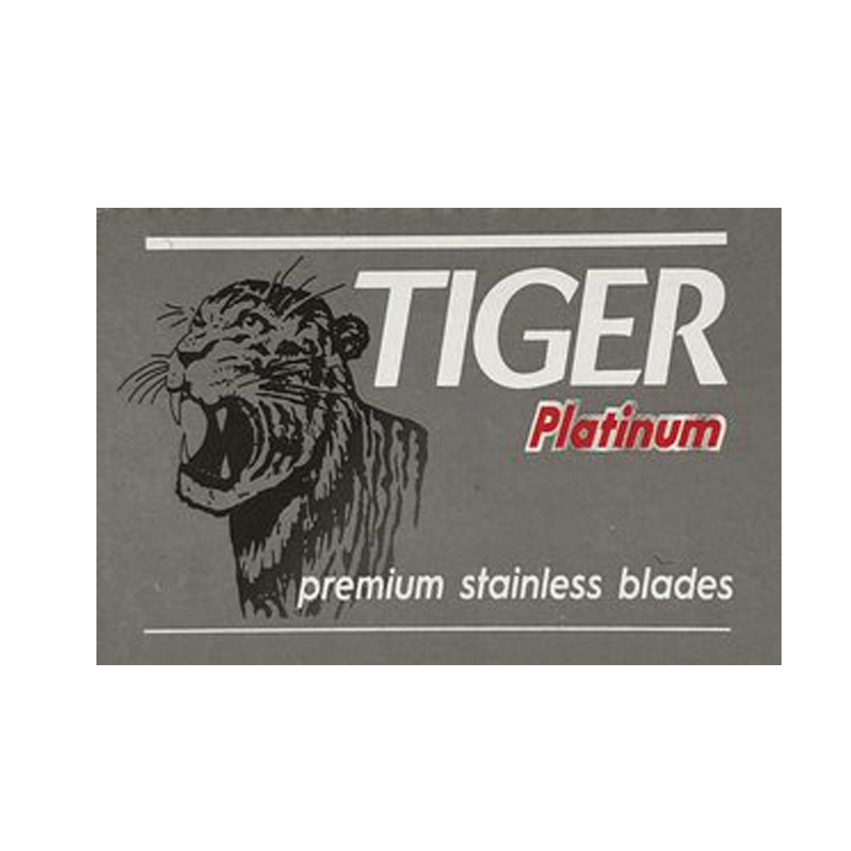 Tiger Platinum Premium Stainless Steel Safety Razor Blade 5 Pack