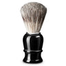 Thiers Issard Black Plastic Pure Badger Shaving Brush