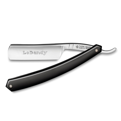 Thiers Issard 'Le Dandy' Straight Razor 6/8" Black Resin Carbon Steel