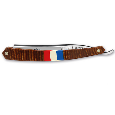 Thiers Issard 'Le Thiernois' Straight Razor 5/8" Brown Stamina Carbon Steel